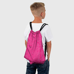 Рюкзак-мешок Очень розовый, цвет: 3D-принт — фото 2