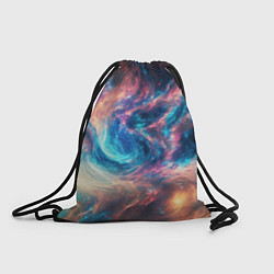 Рюкзак-мешок Космические узоры необычные, цвет: 3D-принт