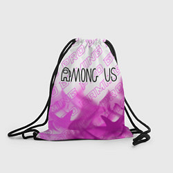 Рюкзак-мешок Among Us pro gaming: символ сверху, цвет: 3D-принт