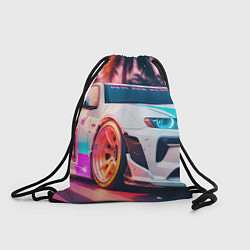 Рюкзак-мешок Гонки на закате, цвет: 3D-принт