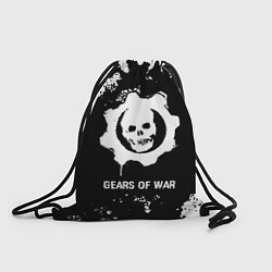 Рюкзак-мешок Gears of War glitch на темном фоне, цвет: 3D-принт