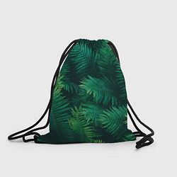 Рюкзак-мешок Множество папоротников, цвет: 3D-принт