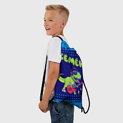 Рюкзак-мешок Семён рокозавр, цвет: 3D-принт — фото 2