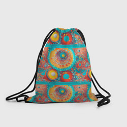 Рюкзак-мешок Круги полосы абстракция, цвет: 3D-принт
