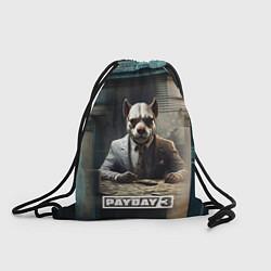 Рюкзак-мешок Payday 3 dog, цвет: 3D-принт