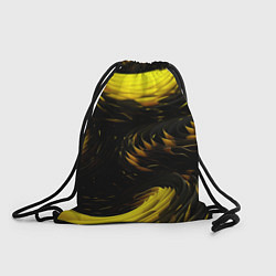 Рюкзак-мешок Gold black, цвет: 3D-принт