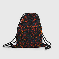 Рюкзак-мешок Оранжевые лепестки, цвет: 3D-принт