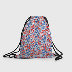 Рюкзак-мешок Орнамент русский, цвет: 3D-принт