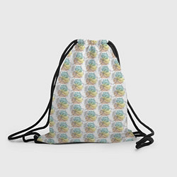 Рюкзак-мешок Кленовые листики, цвет: 3D-принт
