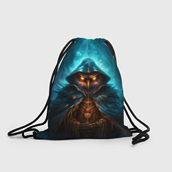 Рюкзак-мешок Сова в колдовской мантии, цвет: 3D-принт