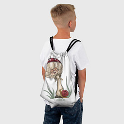 Рюкзак-мешок Хохочущий мухомор, цвет: 3D-принт — фото 2