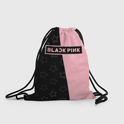 Рюкзак-мешок Blackpink - hearts and stars, цвет: 3D-принт