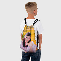 Рюкзак-мешок Дженни Ким Блэкпинк, цвет: 3D-принт — фото 2