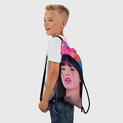 Рюкзак-мешок Лиса блэкпинк, цвет: 3D-принт — фото 2