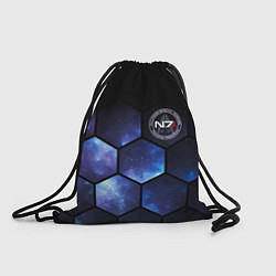 Рюкзак-мешок Mass Effect - N7 - Космос, цвет: 3D-принт
