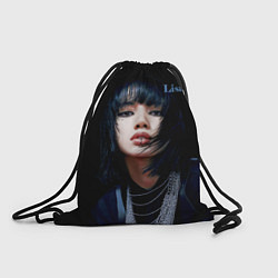 Рюкзак-мешок Blackpink Lisa Piercing, цвет: 3D-принт