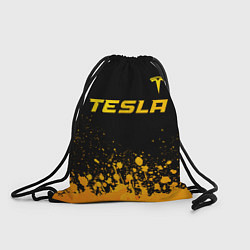 Рюкзак-мешок Tesla - gold gradient: символ сверху, цвет: 3D-принт