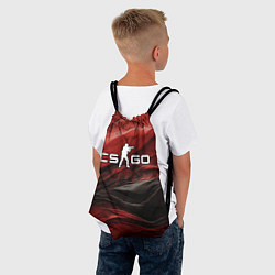 Рюкзак-мешок Dark red CS GO, цвет: 3D-принт — фото 2