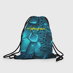 Рюкзак-мешок Cyberpunk ice logo, цвет: 3D-принт