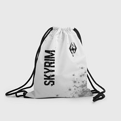 Рюкзак-мешок Skyrim glitch на светлом фоне: надпись, символ, цвет: 3D-принт