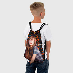 Рюкзак-мешок Rose Blackpink, цвет: 3D-принт — фото 2