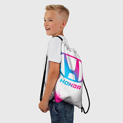 Рюкзак-мешок Honda neon gradient style, цвет: 3D-принт — фото 2