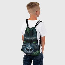 Рюкзак-мешок Крупная морда гориллы, цвет: 3D-принт — фото 2