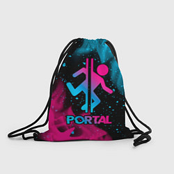 Рюкзак-мешок Portal - neon gradient, цвет: 3D-принт