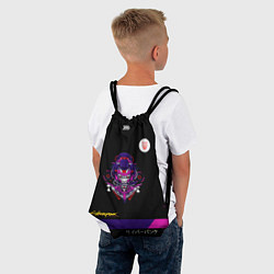Рюкзак-мешок Cybergirl 2077, цвет: 3D-принт — фото 2