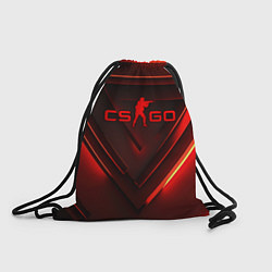 Рюкзак-мешок CS GO red light, цвет: 3D-принт