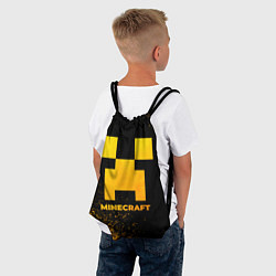 Рюкзак-мешок Minecraft - gold gradient, цвет: 3D-принт — фото 2