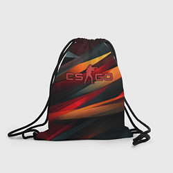 Рюкзак-мешок CS GO abstract logo, цвет: 3D-принт
