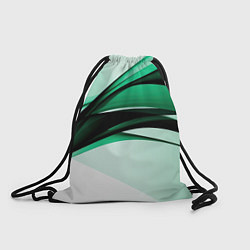 Рюкзак-мешок White green black, цвет: 3D-принт