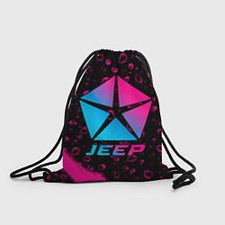 Рюкзак-мешок Jeep - neon gradient, цвет: 3D-принт