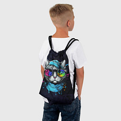 Рюкзак-мешок Cat color, цвет: 3D-принт — фото 2