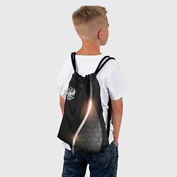 Рюкзак-мешок Герб России на темном фоне, цвет: 3D-принт — фото 2
