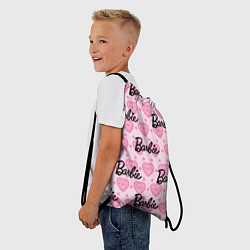 Рюкзак-мешок Логотип Барби и розовое кружево, цвет: 3D-принт — фото 2