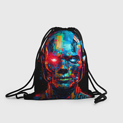 Рюкзак-мешок AI Робот digital pop-art, цвет: 3D-принт