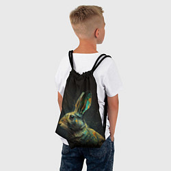Рюкзак-мешок Магический кролик, цвет: 3D-принт — фото 2