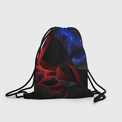 Рюкзак-мешок Синие и красные плиты, цвет: 3D-принт