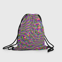 Рюкзак-мешок В полоску триппи, цвет: 3D-принт