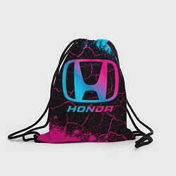 Рюкзак-мешок Honda - neon gradient, цвет: 3D-принт