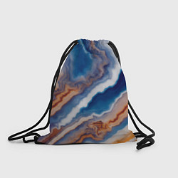 Рюкзак-мешок Волнистая разноцветная яшма, цвет: 3D-принт