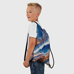 Рюкзак-мешок Волнистая разноцветная яшма, цвет: 3D-принт — фото 2
