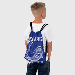 Рюкзак-мешок Берегите китов, цвет: 3D-принт — фото 2
