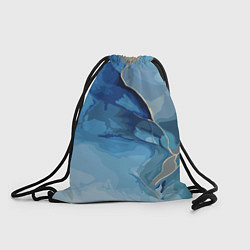 Рюкзак-мешок Глубокая синева, цвет: 3D-принт
