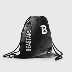 Рюкзак-мешок Beastars glitch на темном фоне: надпись, символ, цвет: 3D-принт