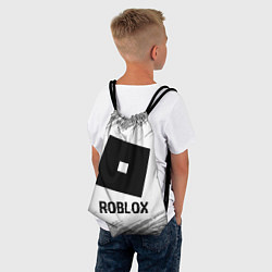 Рюкзак-мешок Roblox glitch на светлом фоне, цвет: 3D-принт — фото 2