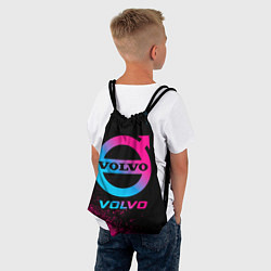Рюкзак-мешок Volvo - neon gradient, цвет: 3D-принт — фото 2