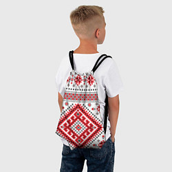 Рюкзак-мешок Удмуртская роспись, цвет: 3D-принт — фото 2